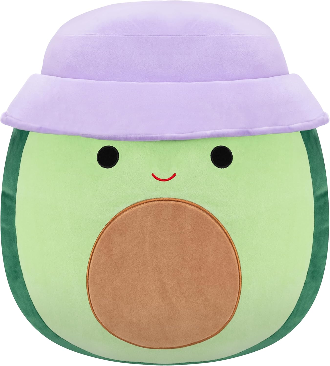 Squishmallows Original 20in Austin Green Avocado with Bucket Hat