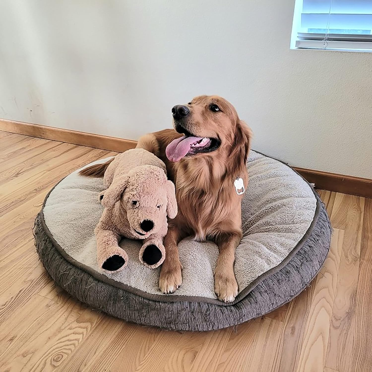LotFancy 26 Cuddly Golden Retriever Plush Toy
