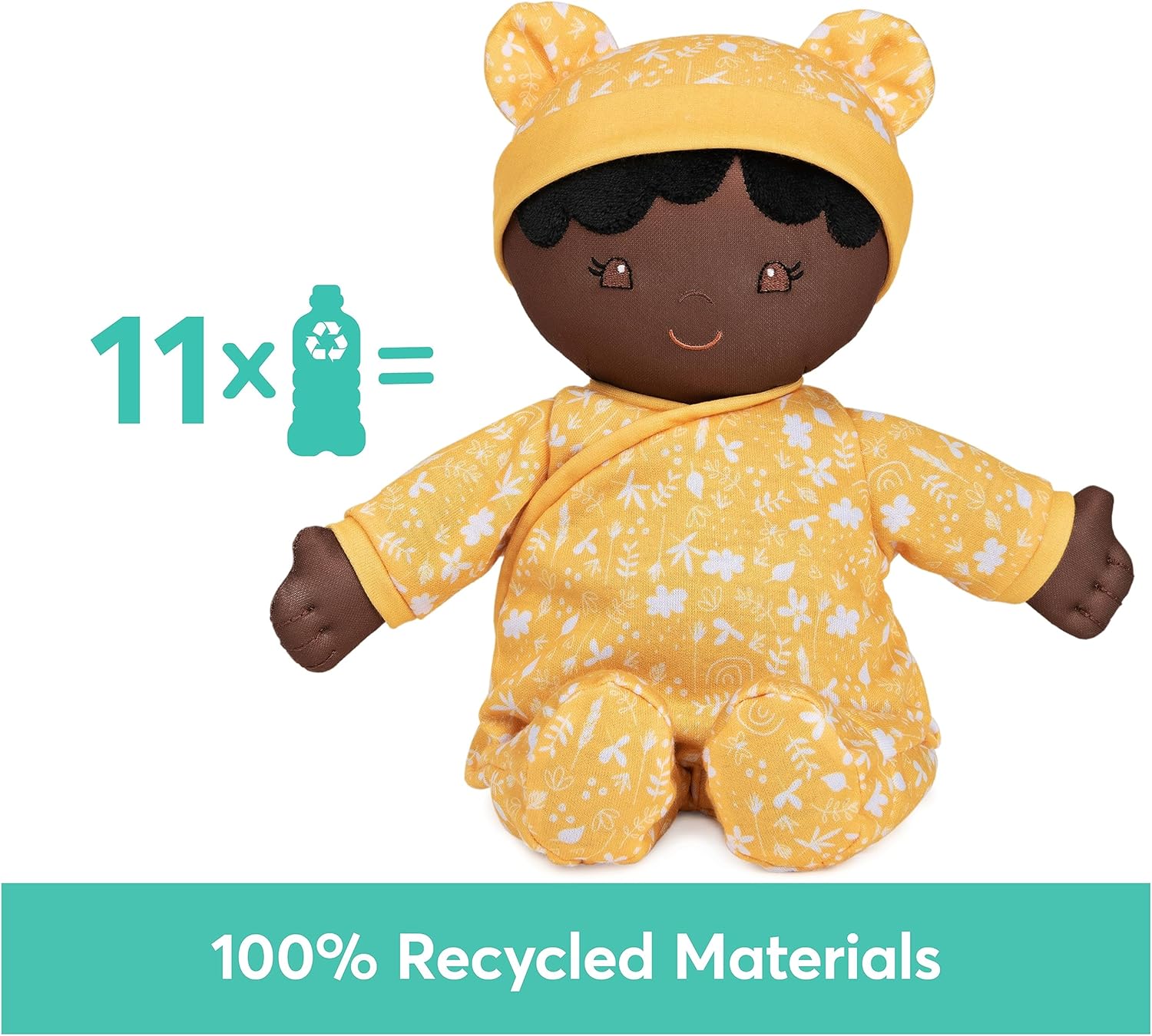 GUND Baby Sustainable Plush Doll 12 Yellow