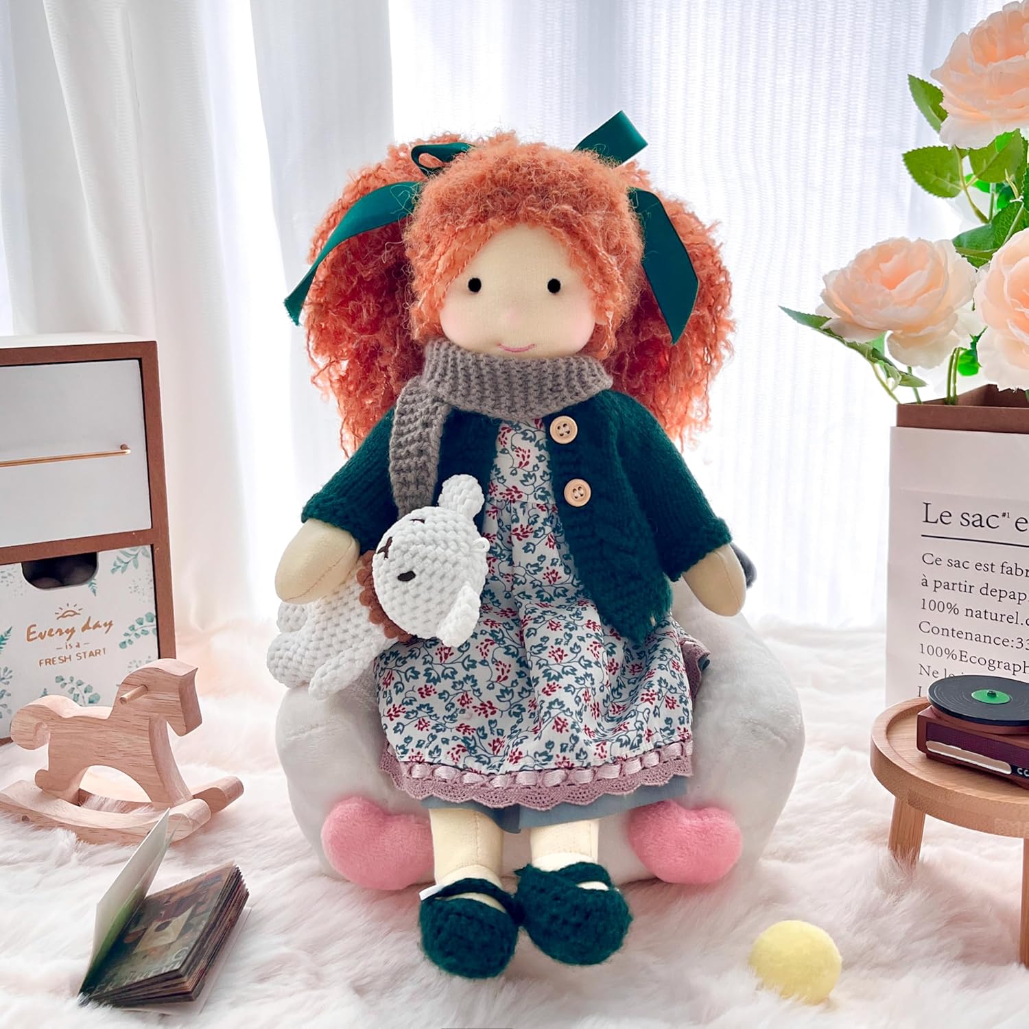 BlissfulPixie Handmade Waldorf Doll - Diana 12 1