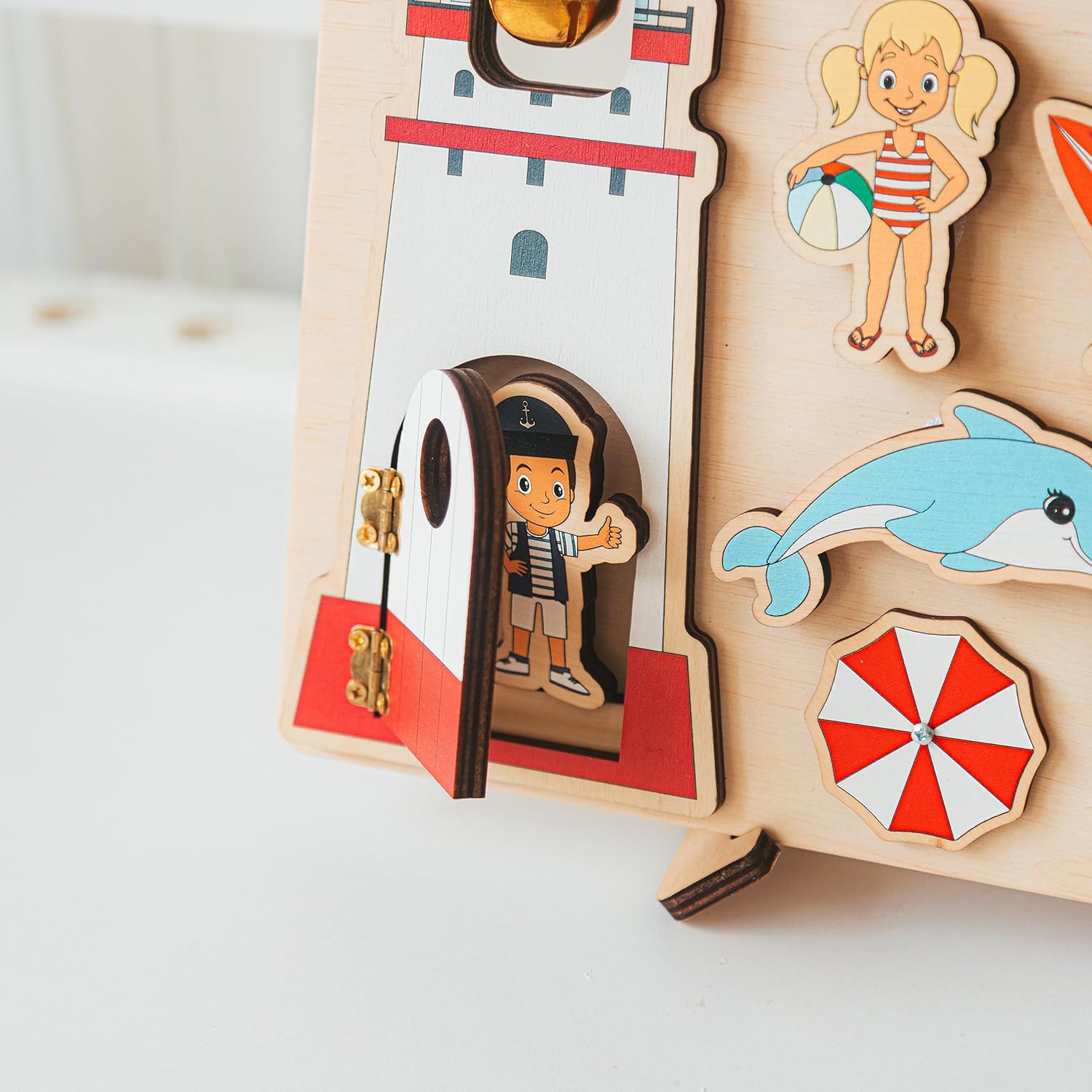 Personalized Busy Board with Childs Name