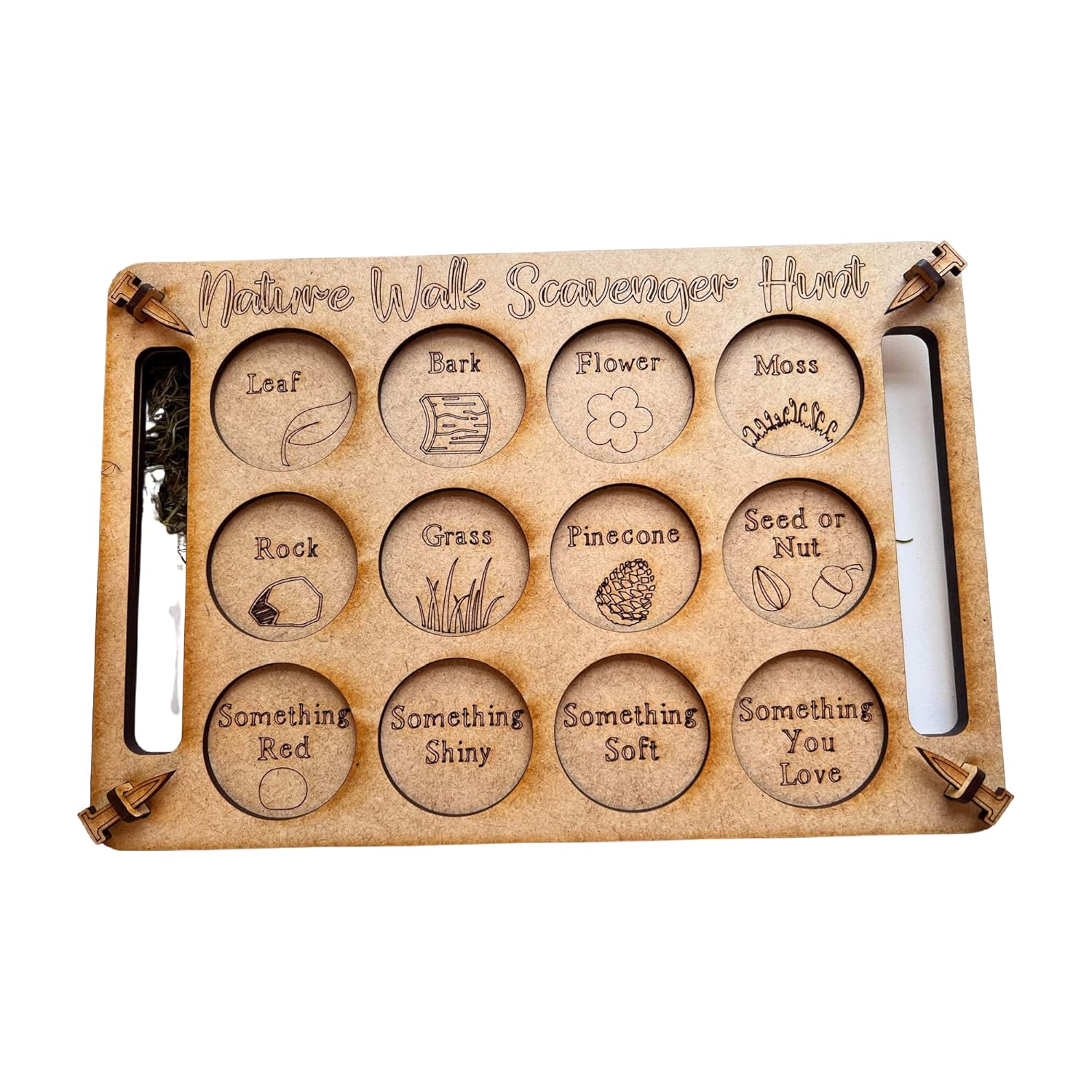 Nature Based Wooden Scavenger Hunt Game for Kids