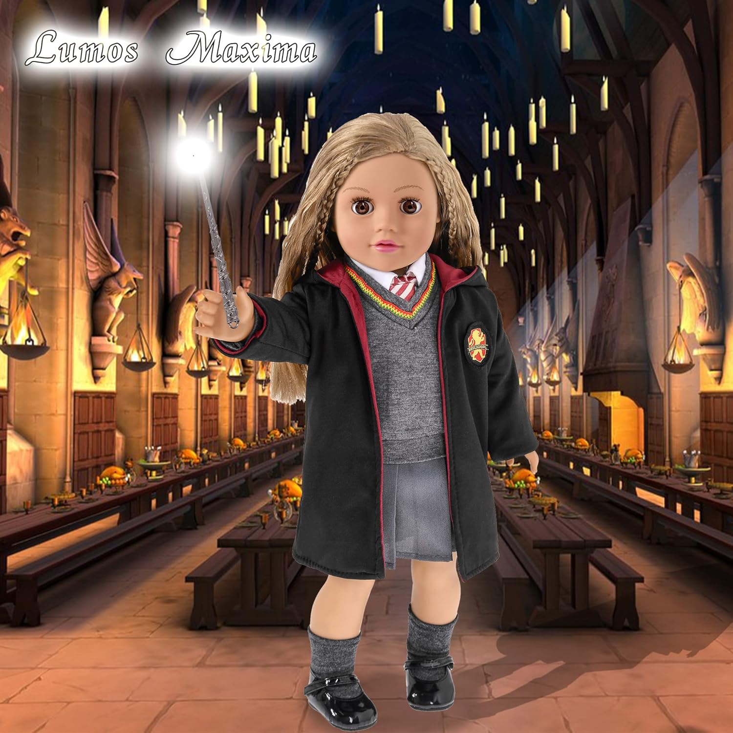 18 Inch School Uniform Costume Set for Girls No Doll