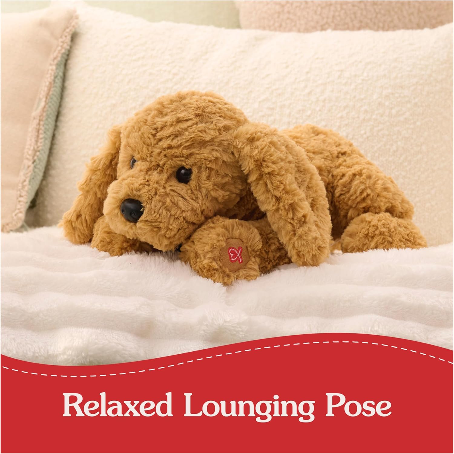 GUND Muttsy Dog Plush 14 Brown Ages 1 and Up