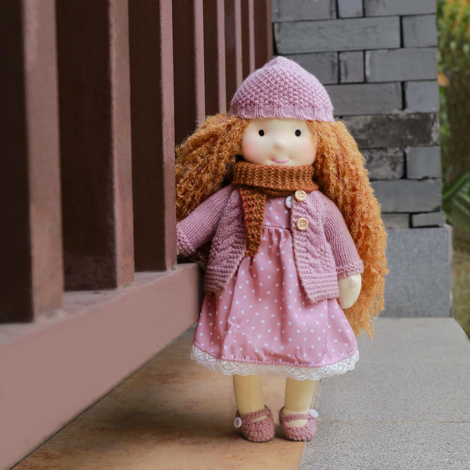 Handmade Waldorf Doll Gabrielle 12 Soft Plush Toy