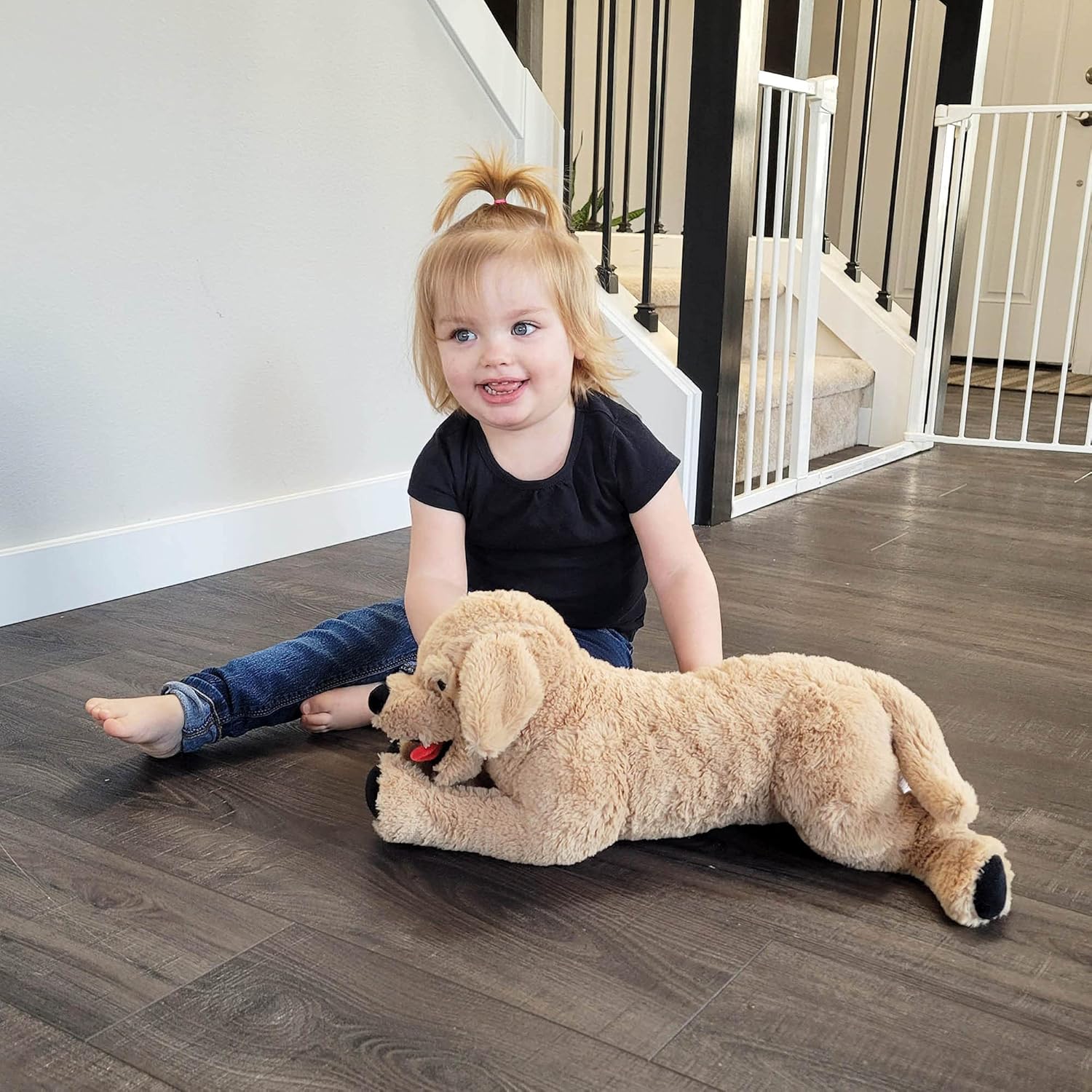 LotFancy 26 Cuddly Golden Retriever Plush Toy