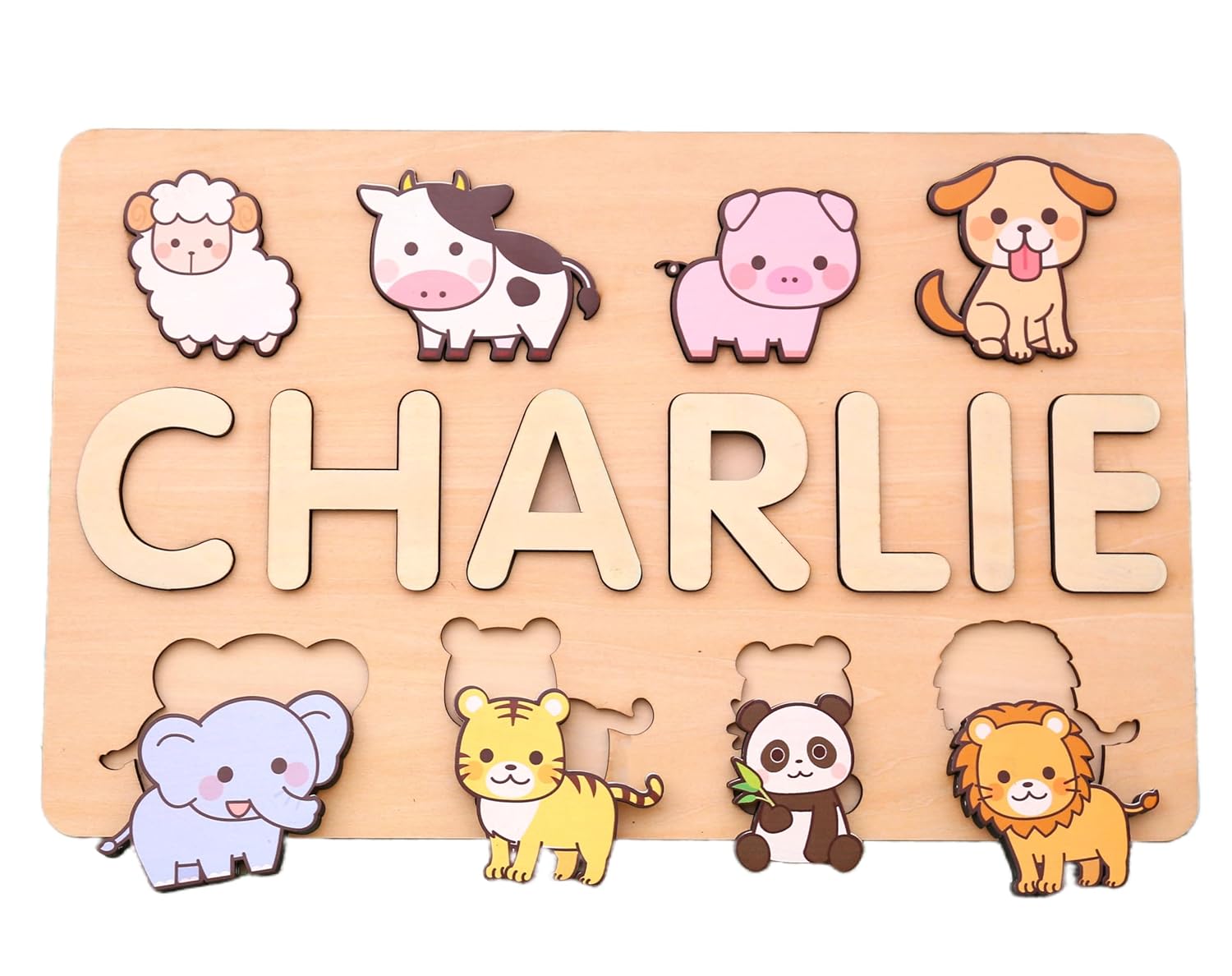 Personalized Wooden Name Puzzles for Kids