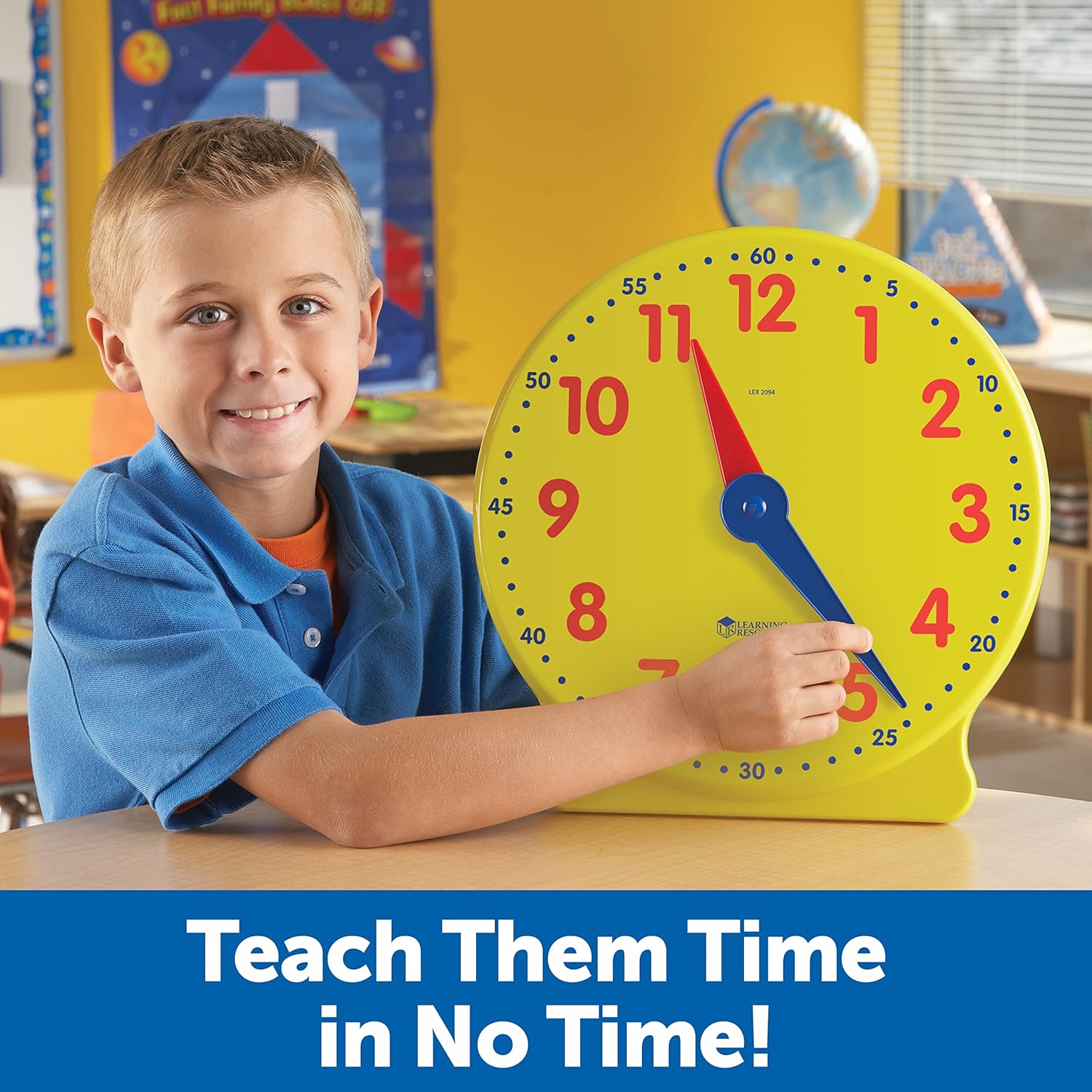 Learning Resources Big Time Learning Clock for Ages 5 1