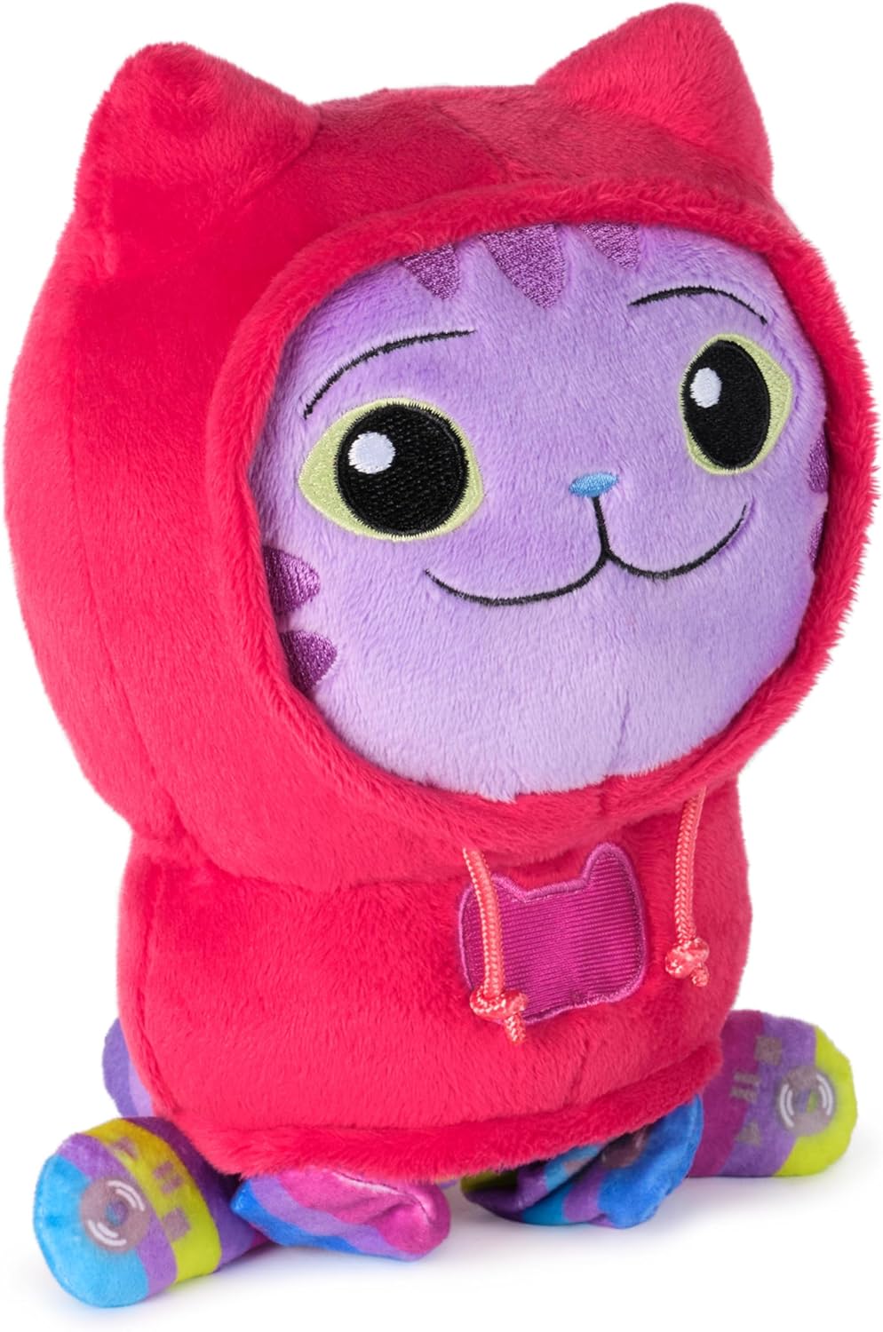 Gabbys Dollhouse DJ Catnip Plush Toy 10-Inch Move Groove Stuffed Animal