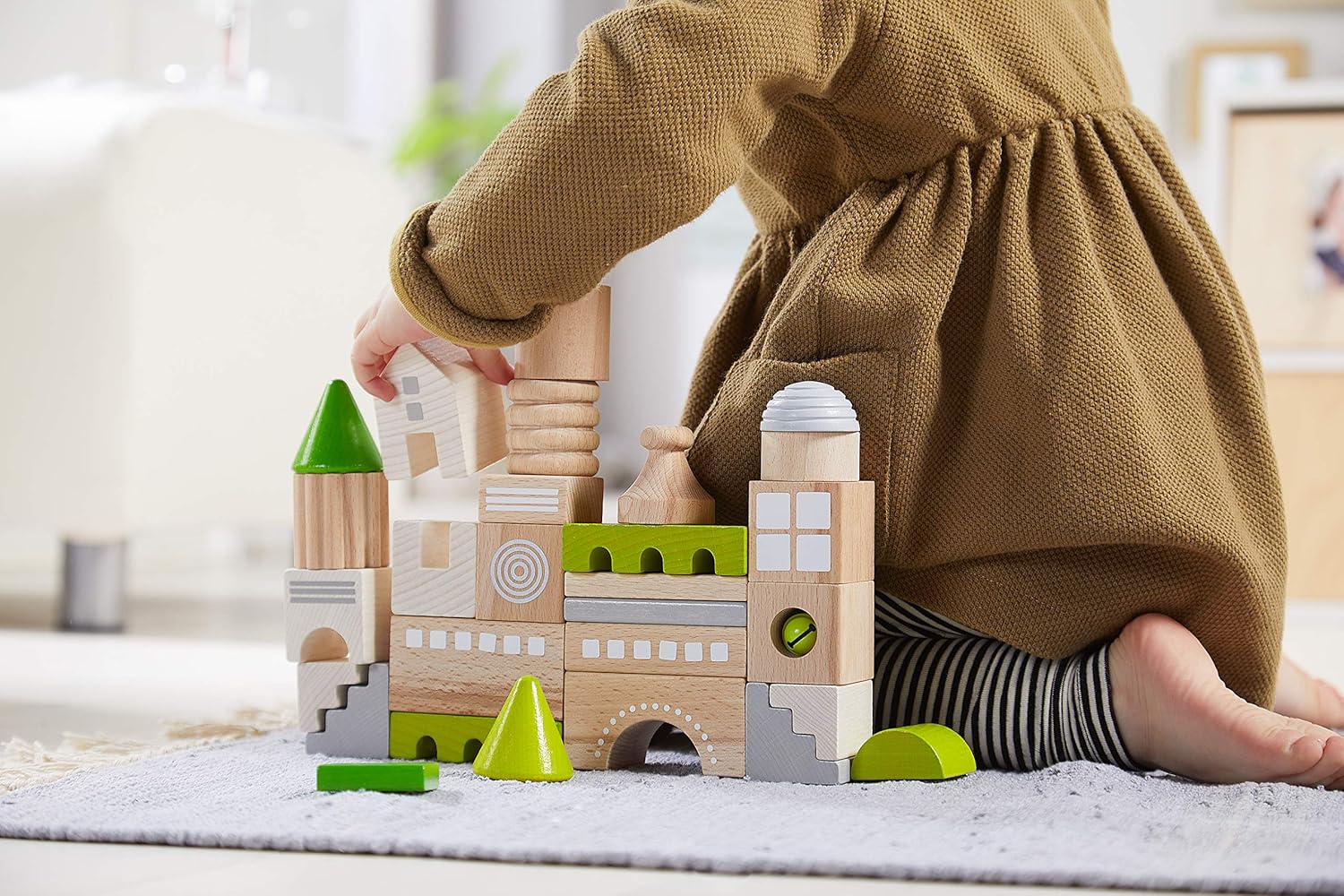 HABA Wooden Block Coburg Set 28 Pieces