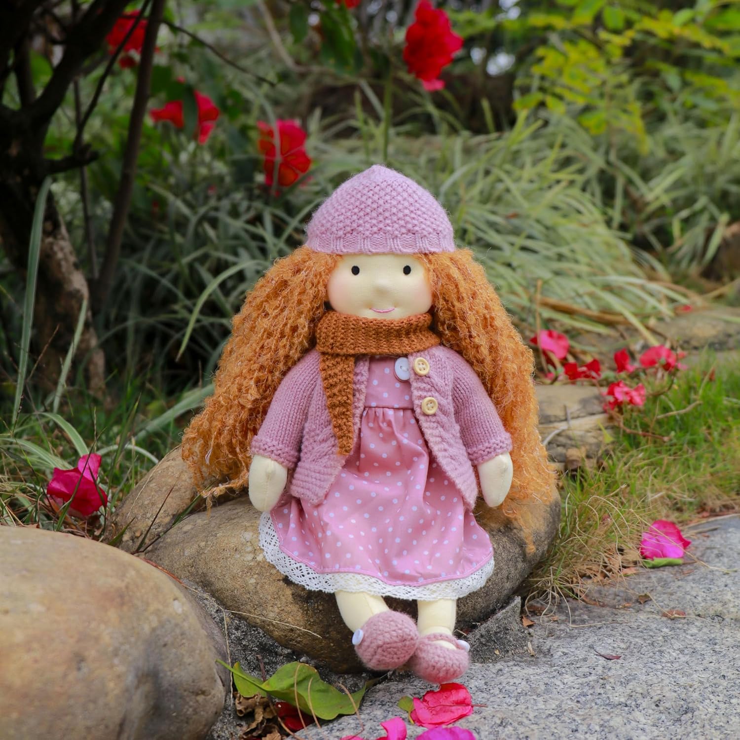 Handmade Waldorf Doll Gabrielle 12 Soft Plush Toy