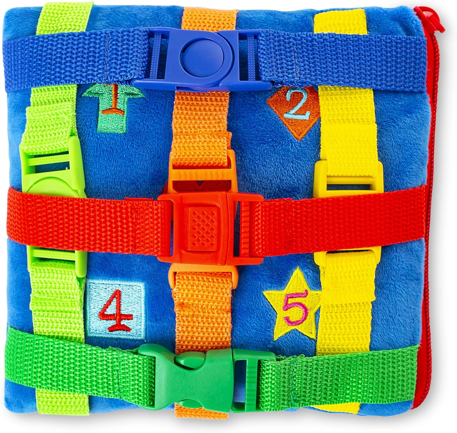 Buckle Toys Boomer Square Learning Toy for Toddlers