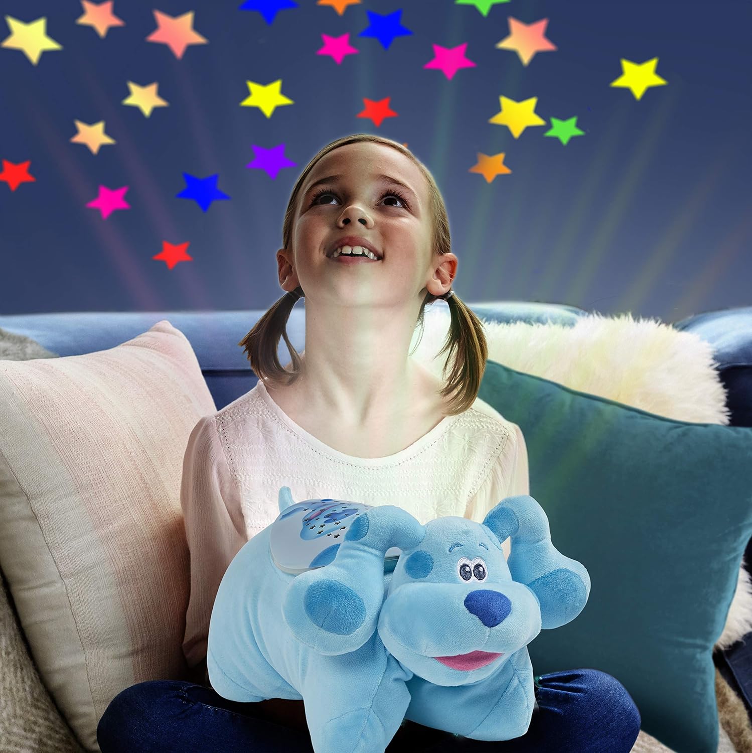Pillow Pets Blues Clues Blue Sleeptime Lite Plush Nightlight