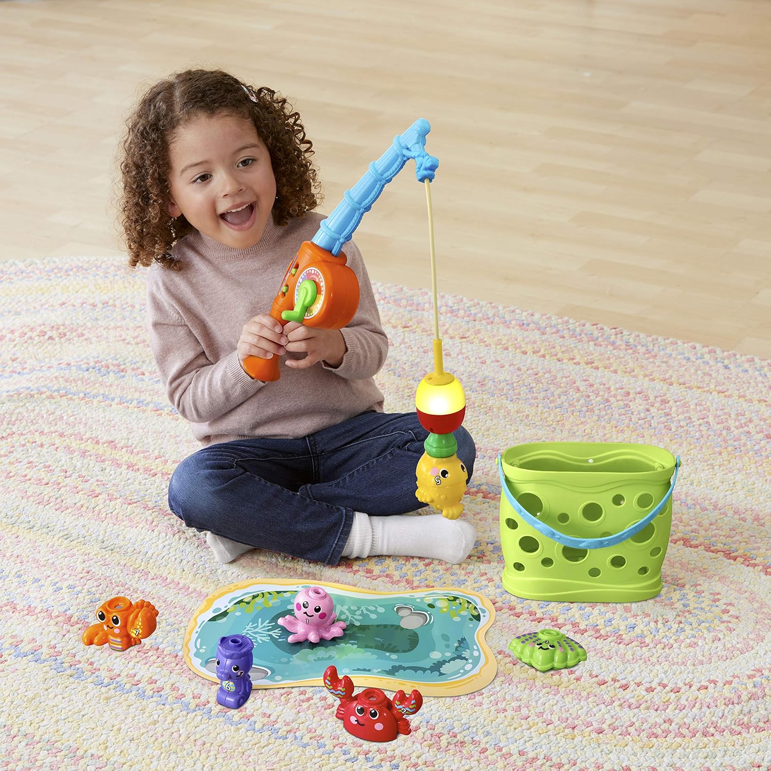 VTech Jiggle and Giggle Fishing Set for Kids 1