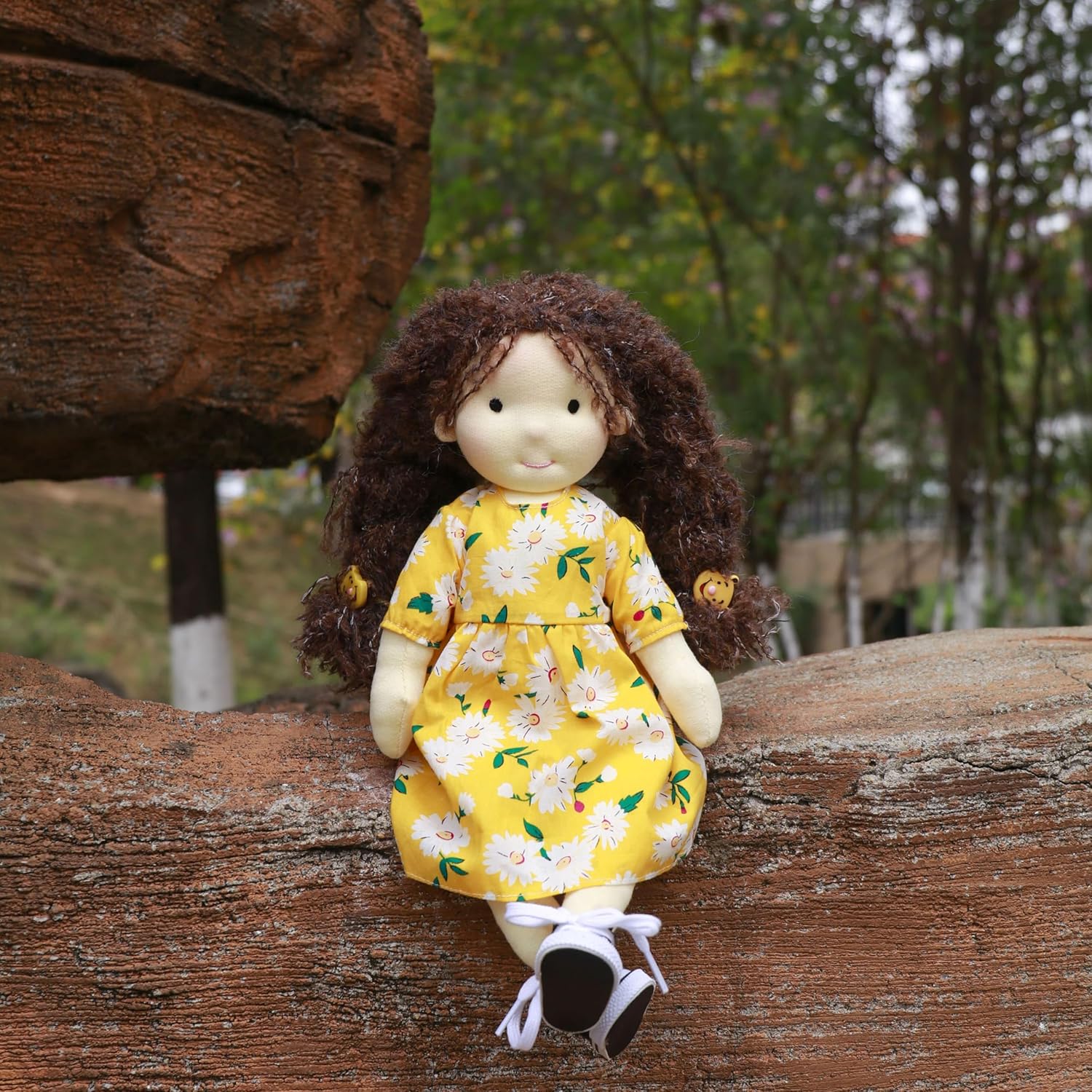 BlissfulPixie Handmade Waldorf Doll - Dagmar 12