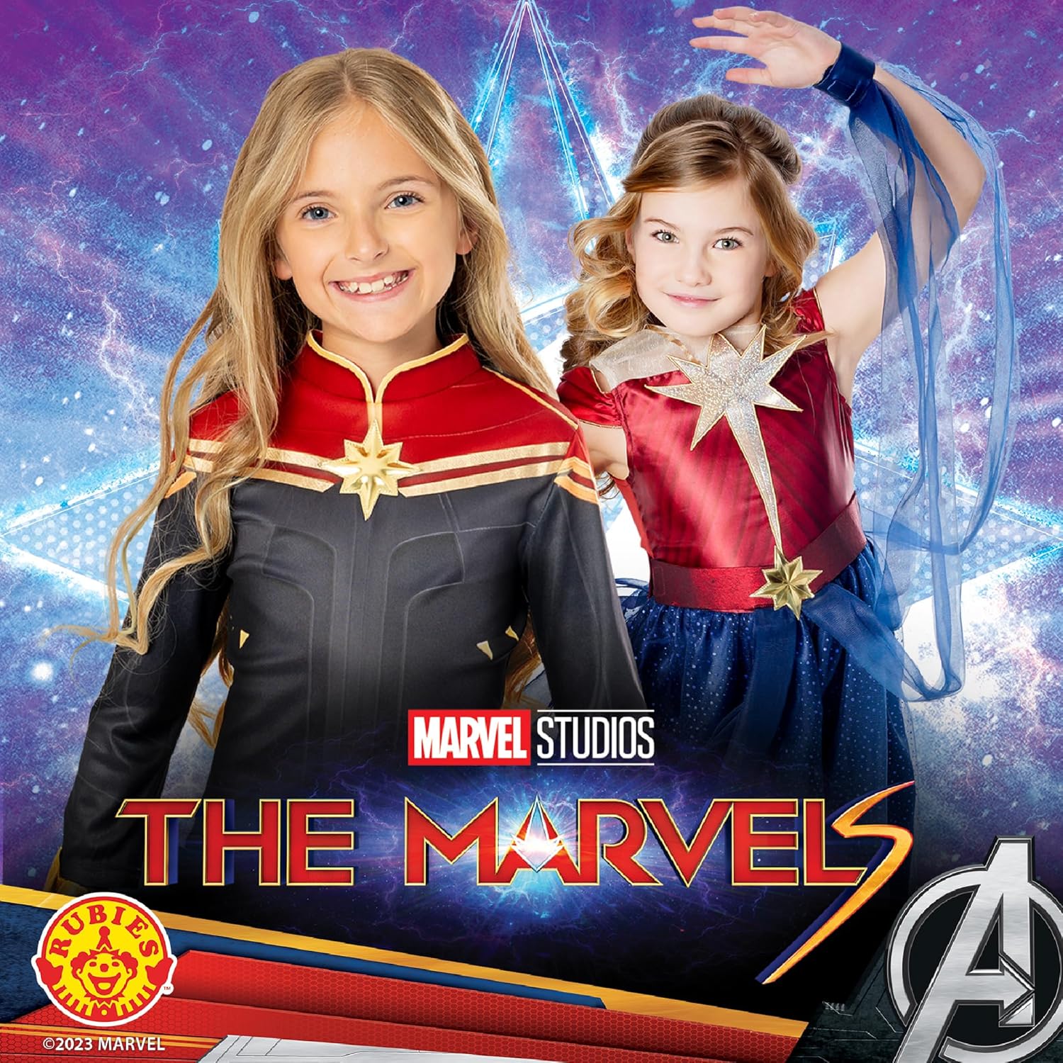 Rubies Captain Marvel Kids Costume Deluxe Edition