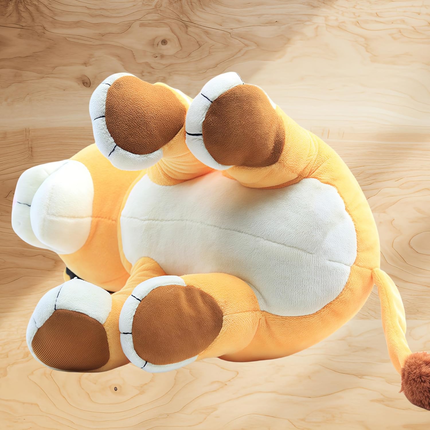 Secret Castle Yellow Lion Plush Toy - 28cm Lifelike Stuffed Animal