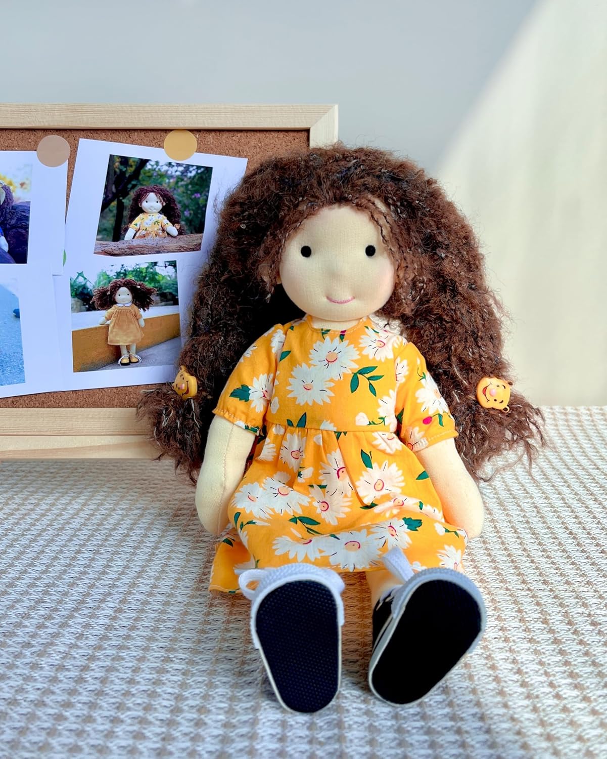 BlissfulPixie Handmade Waldorf Doll - Dagmar 12