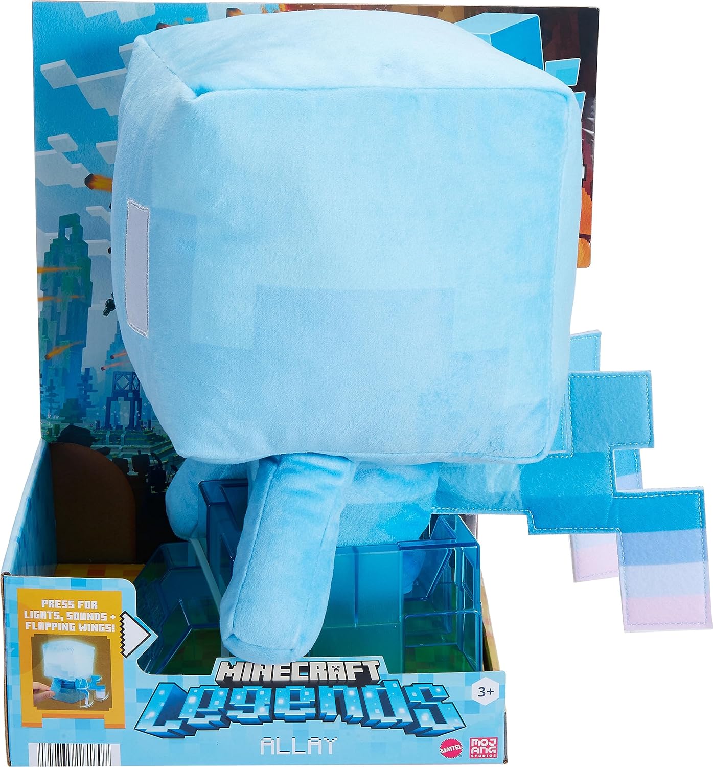 Mattel Minecraft Allay Plush with Lights and Sounds