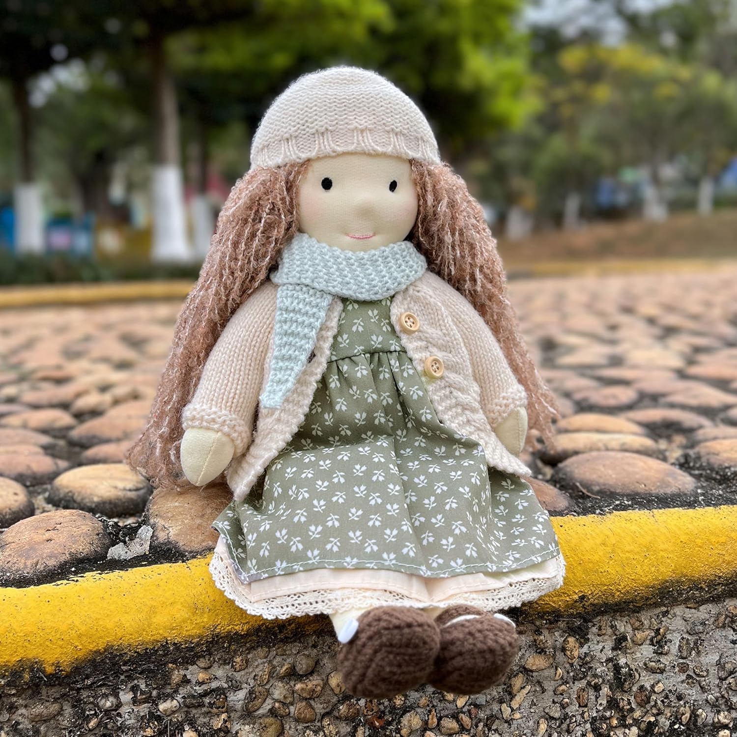 Waldorf Handmade Lenka Rag Doll - 12 Personalized Plush Toy