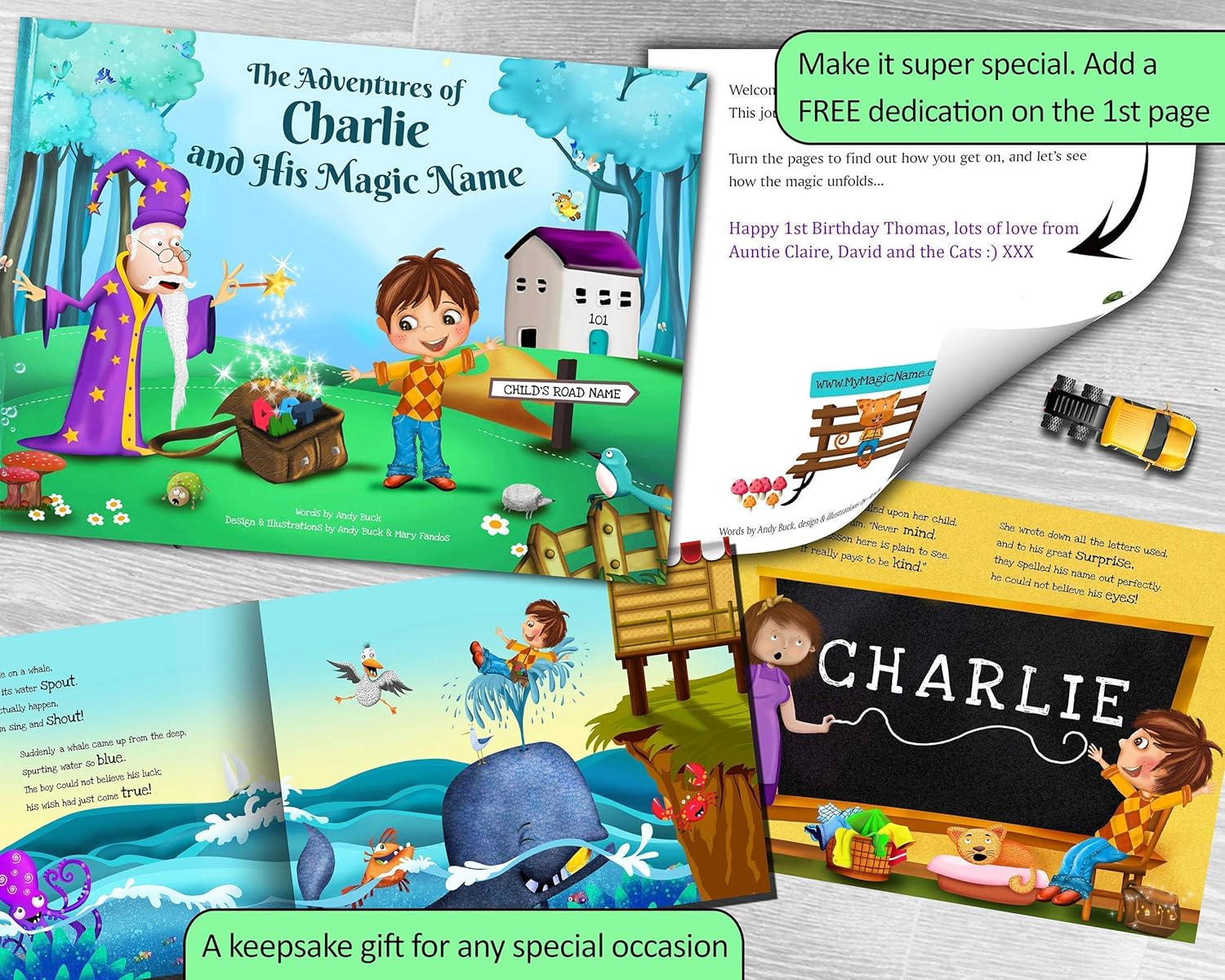 Personalized Magic Story Picture Book for Kids