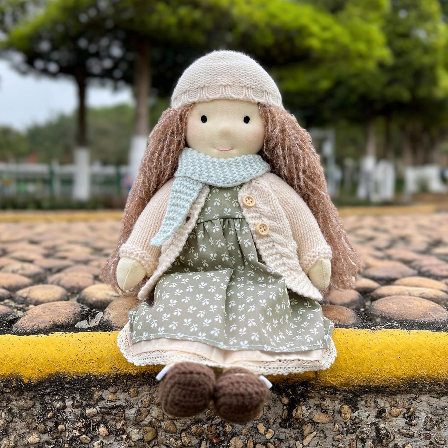 Waldorf Handmade Lenka Rag Doll - 12 Personalized Plush Toy